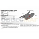 Защита картера и КПП Автоброня для 1,6 и 2,0 сталь 2 мм для Chery Fora/Vortex Estina 2006-2012